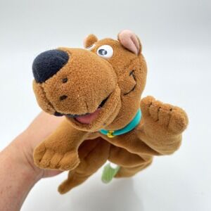 Vintage Cartoon Network Scooby Doo Plush Dog Stuffed Animal Bean Bag‎ 9" 2000